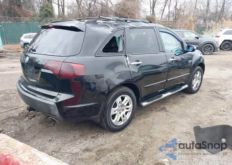 2009 Acura Mdx Technology Package из США, поврежденный, VIN 2HNYD28679H533025